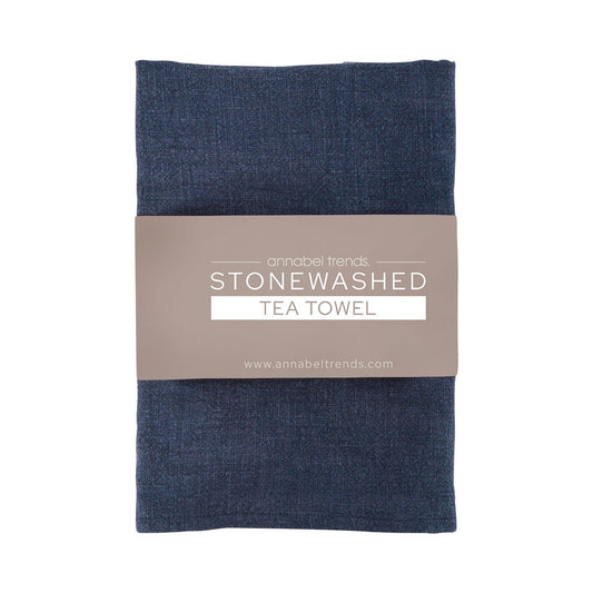 Stonewashed Tea Towel Ink