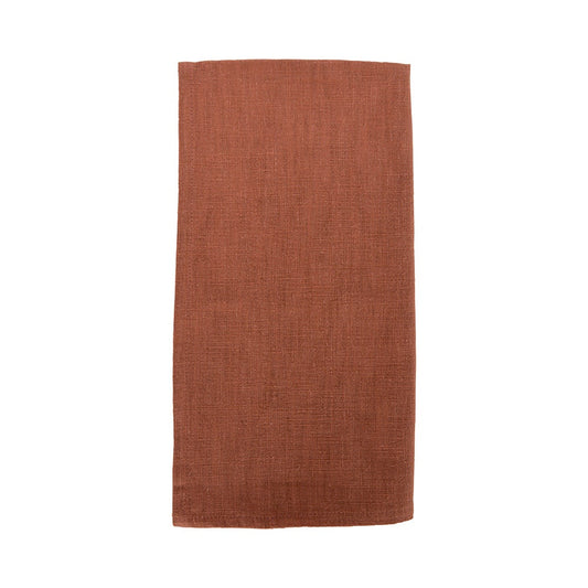 Stonewashed Tea Towel Terracotta