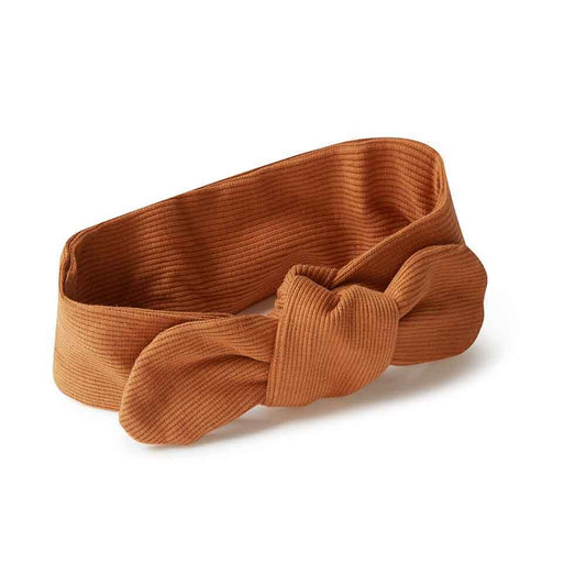 Biscuit Ribbed Topknot Headband