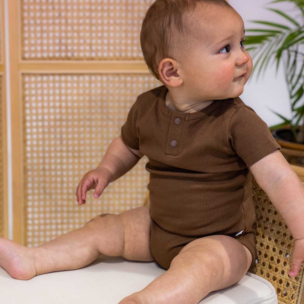 Chocolate Short Sleeve Bodysuit