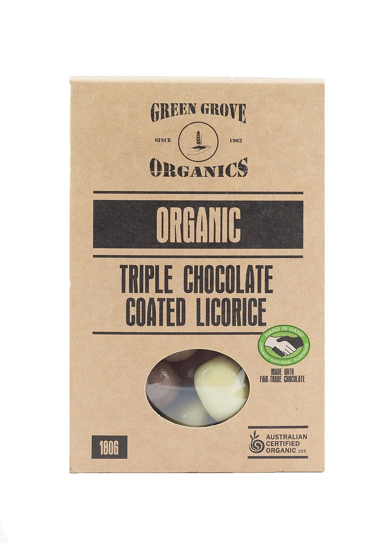 Organic Triple Choc Licorice 180g