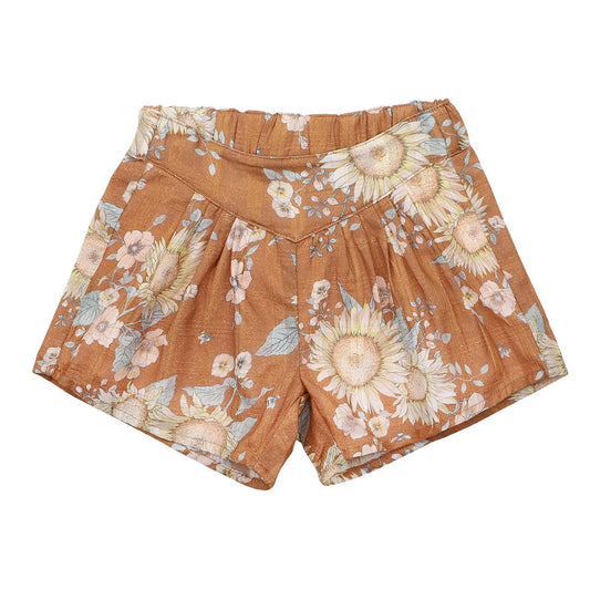 Mauve Floral Short