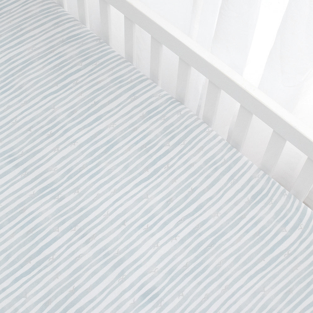 2pk Jersey Cot Sheet Up Up & Away