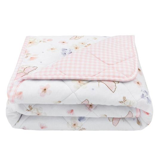 Jersey Cot Comforter Butterfly