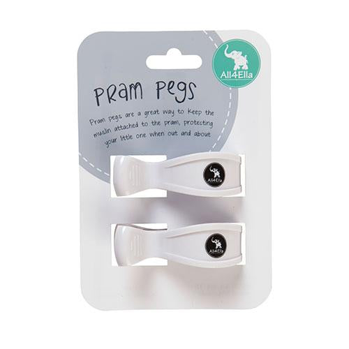 2 Pack Pegs White
