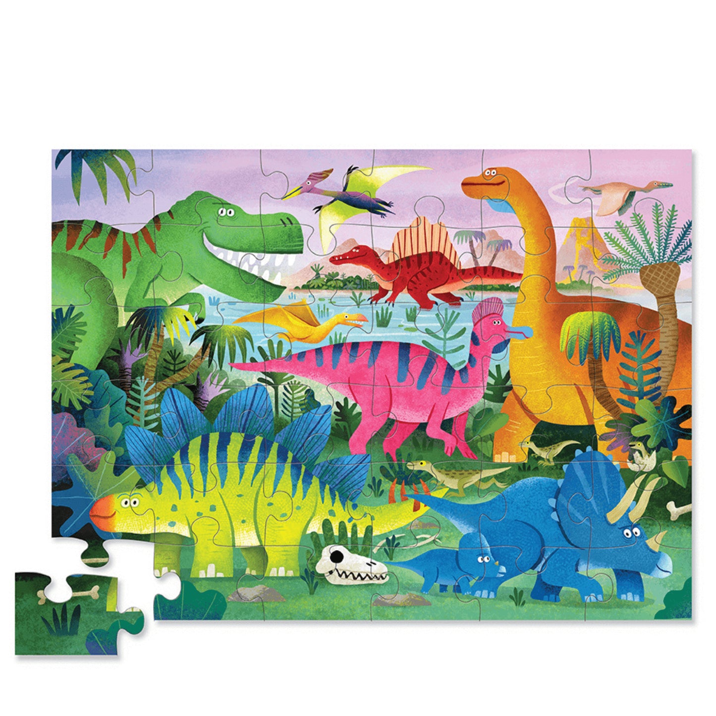 Floor Puzzle 36pc Dino Land