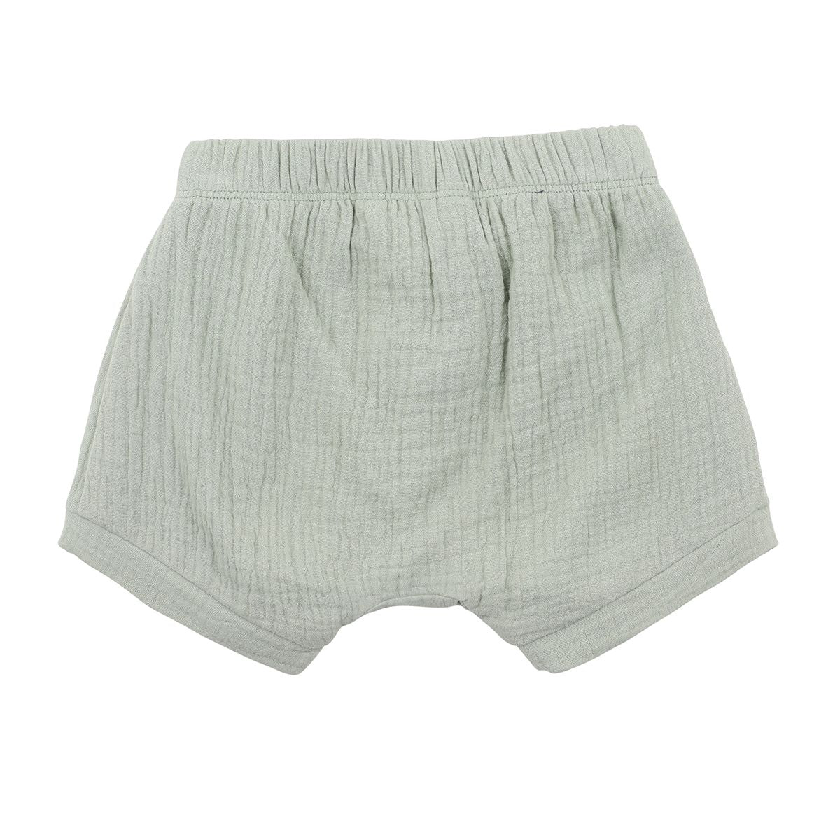 Green Crinkle Shorts