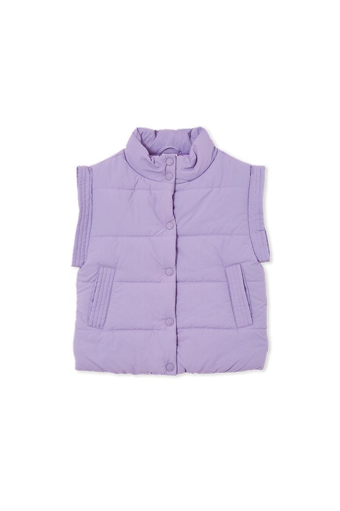 Lilac Puffer Vest
