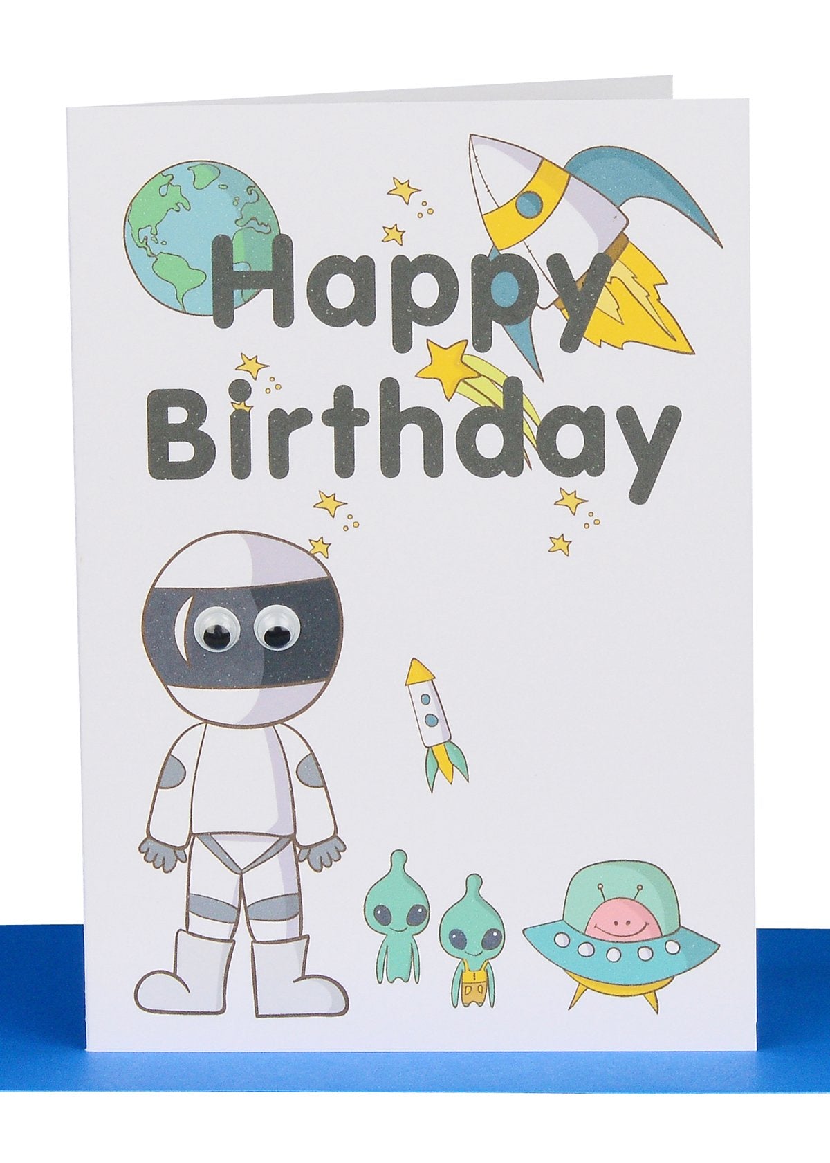 Happy Birthday Space Lge Card