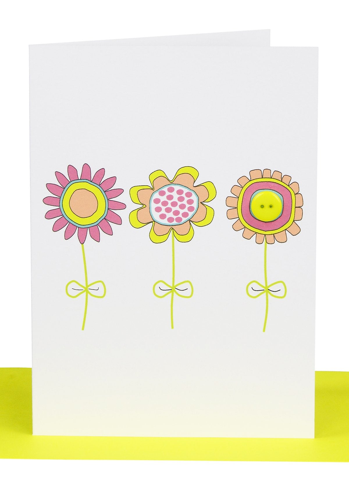 3 Flowers Lge Card