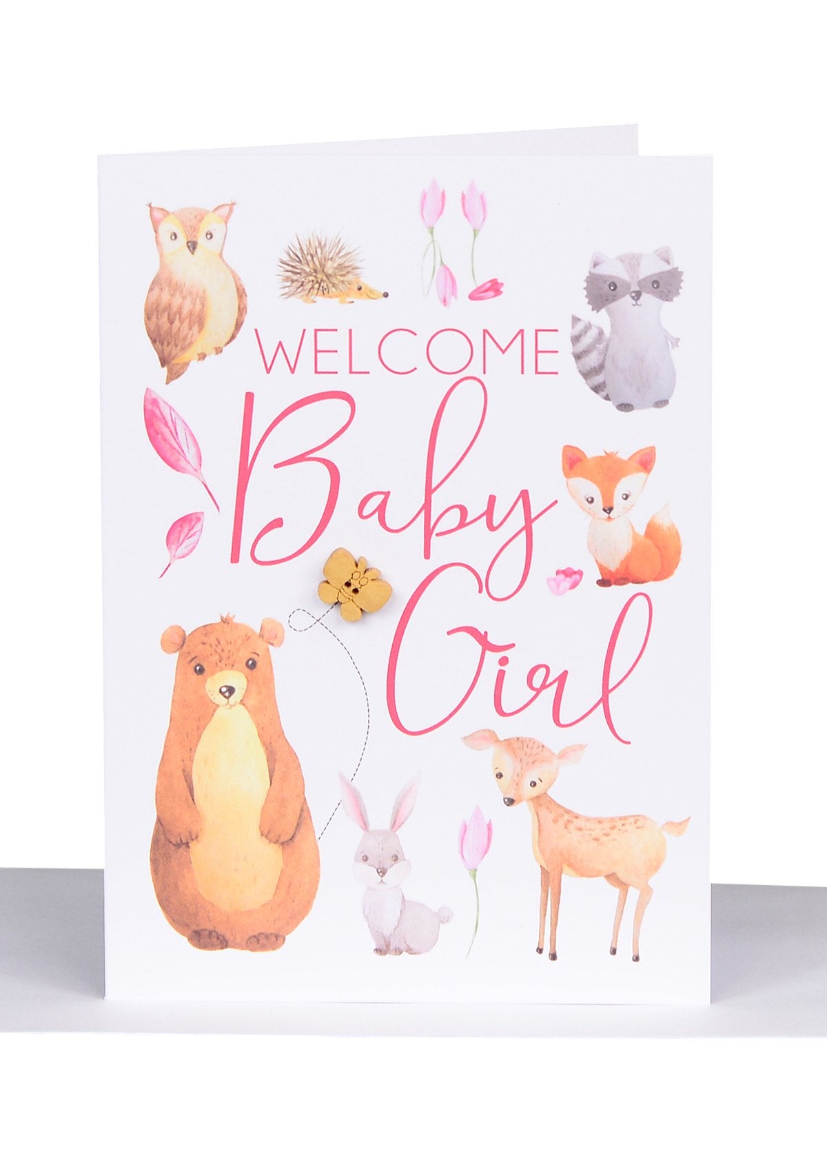 Baby Girl Forest Lrg Card
