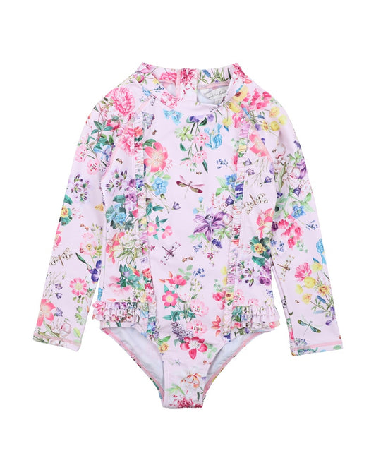 Allegra LS Sunsuit Pink