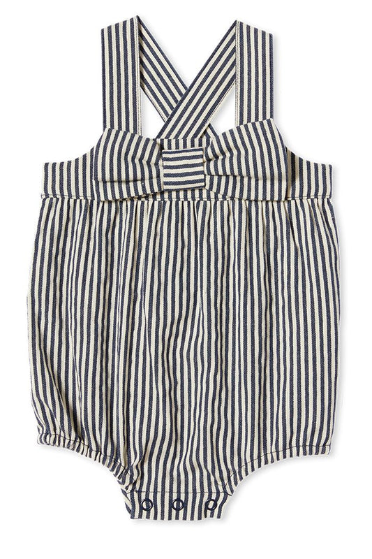 Stripe Playsuit Blue/Natural