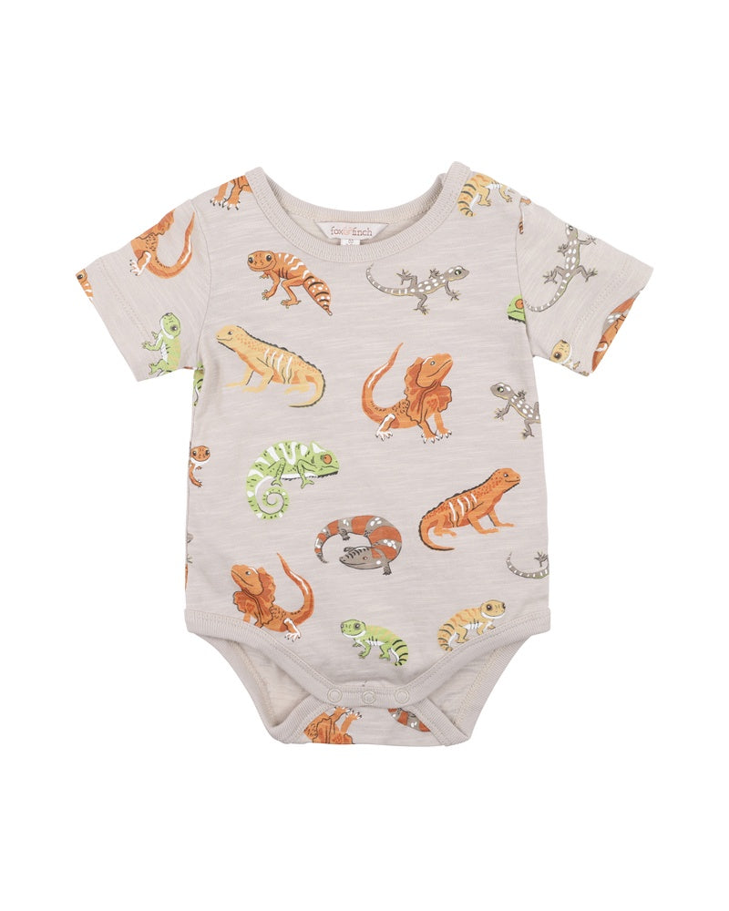 Lizard Print Bodysuit