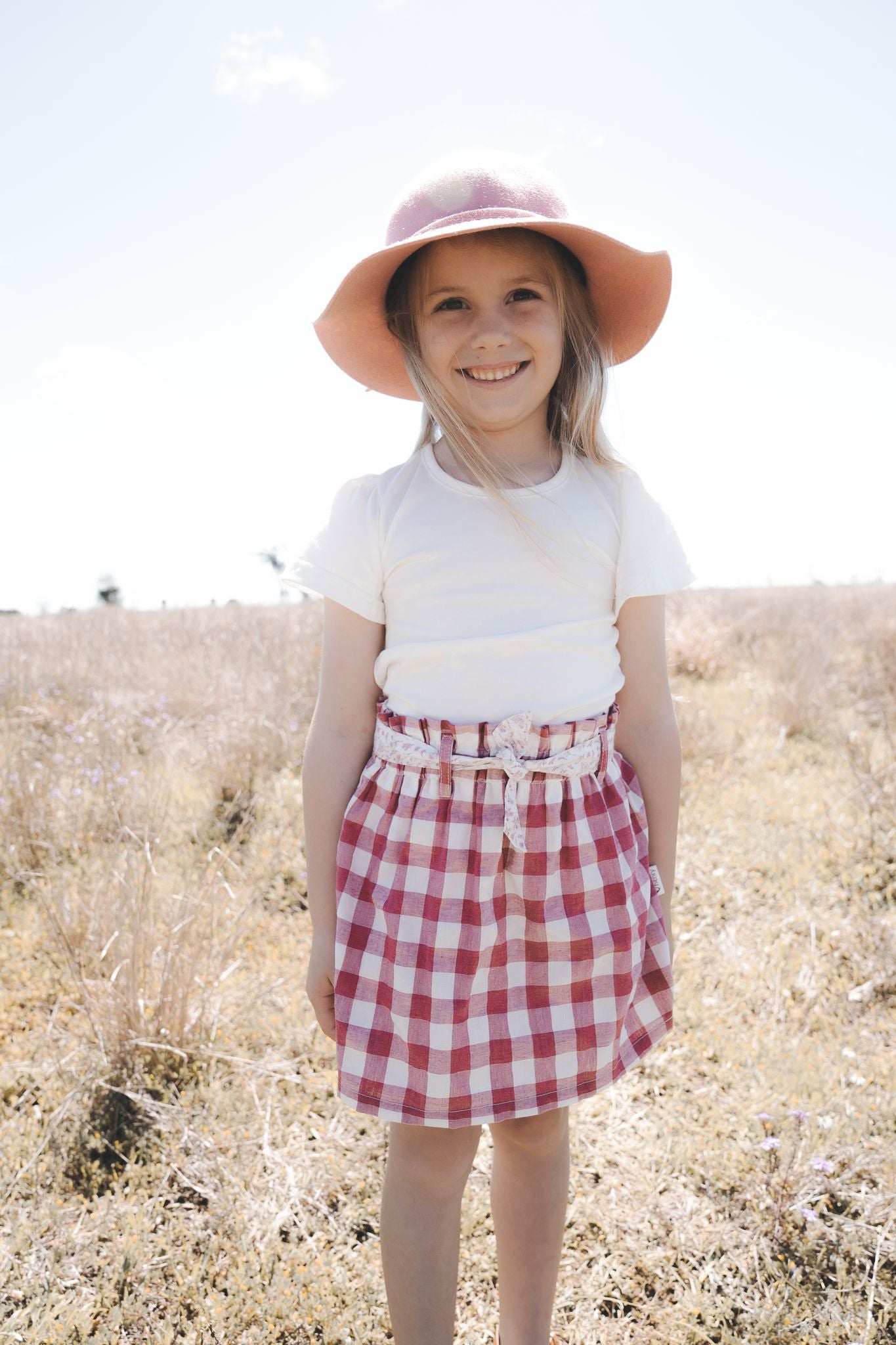 Girls Frill Sleeve Top White.