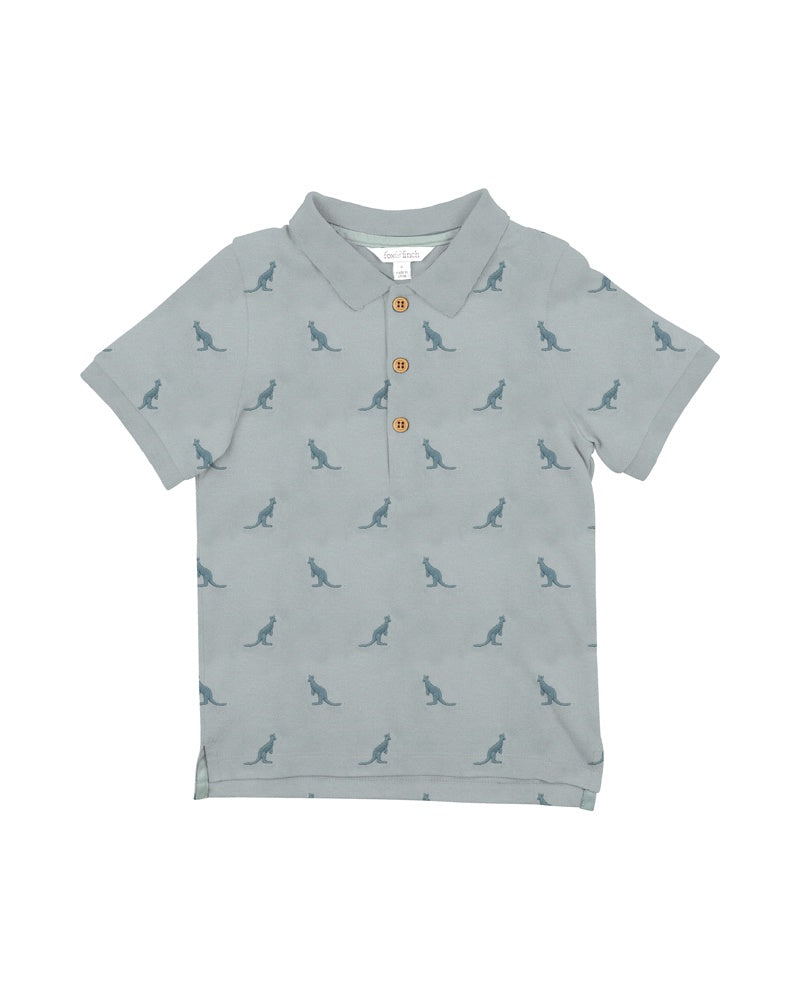 Atticus Kangaroo Embroidered Polo