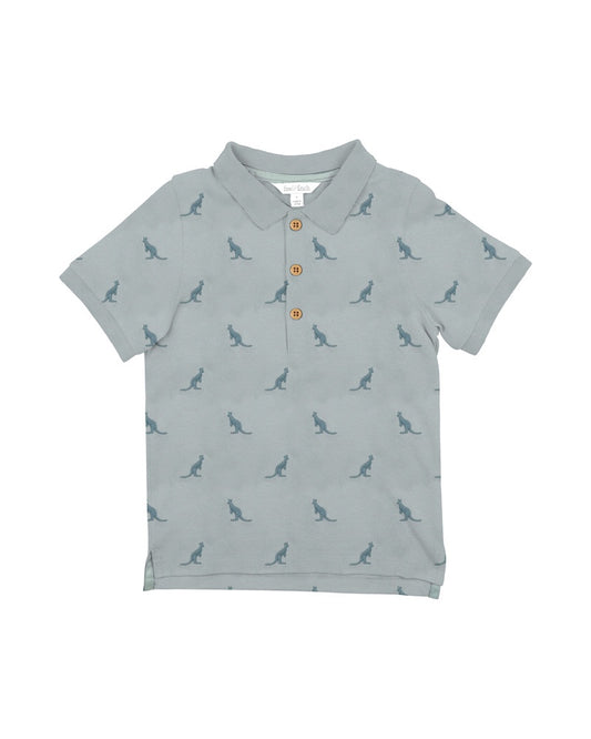 Atticus Kangaroo Embroidered Polo