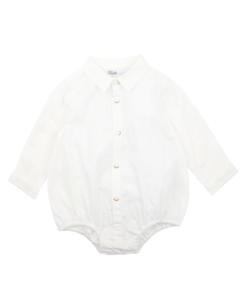 Liam Ivory Shirt Bodysuit