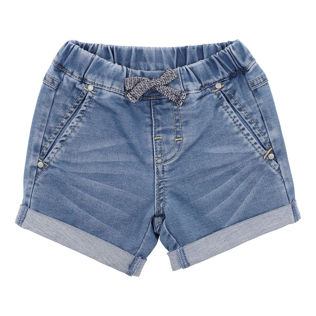 Boys Knit Denim Short