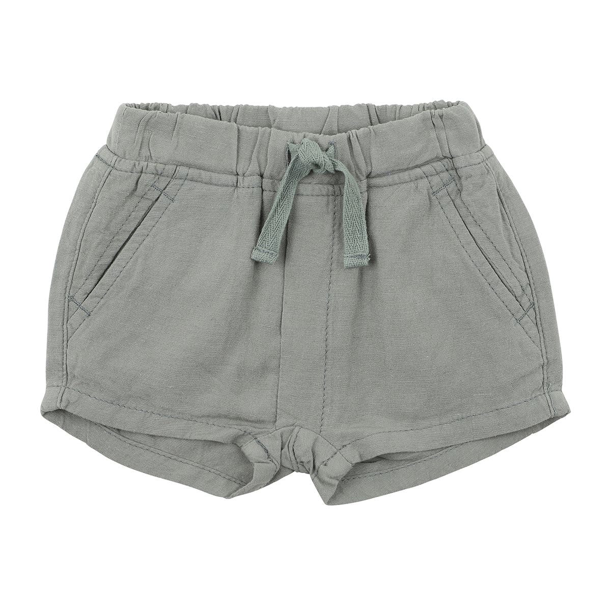 Khaki Linen Short