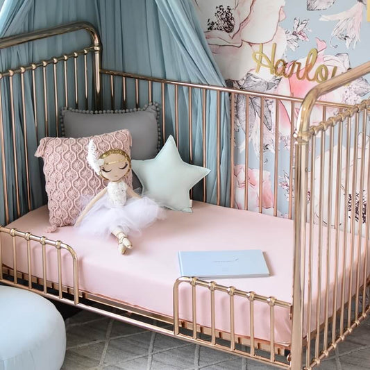 Lullaby Pink Cot Sheet