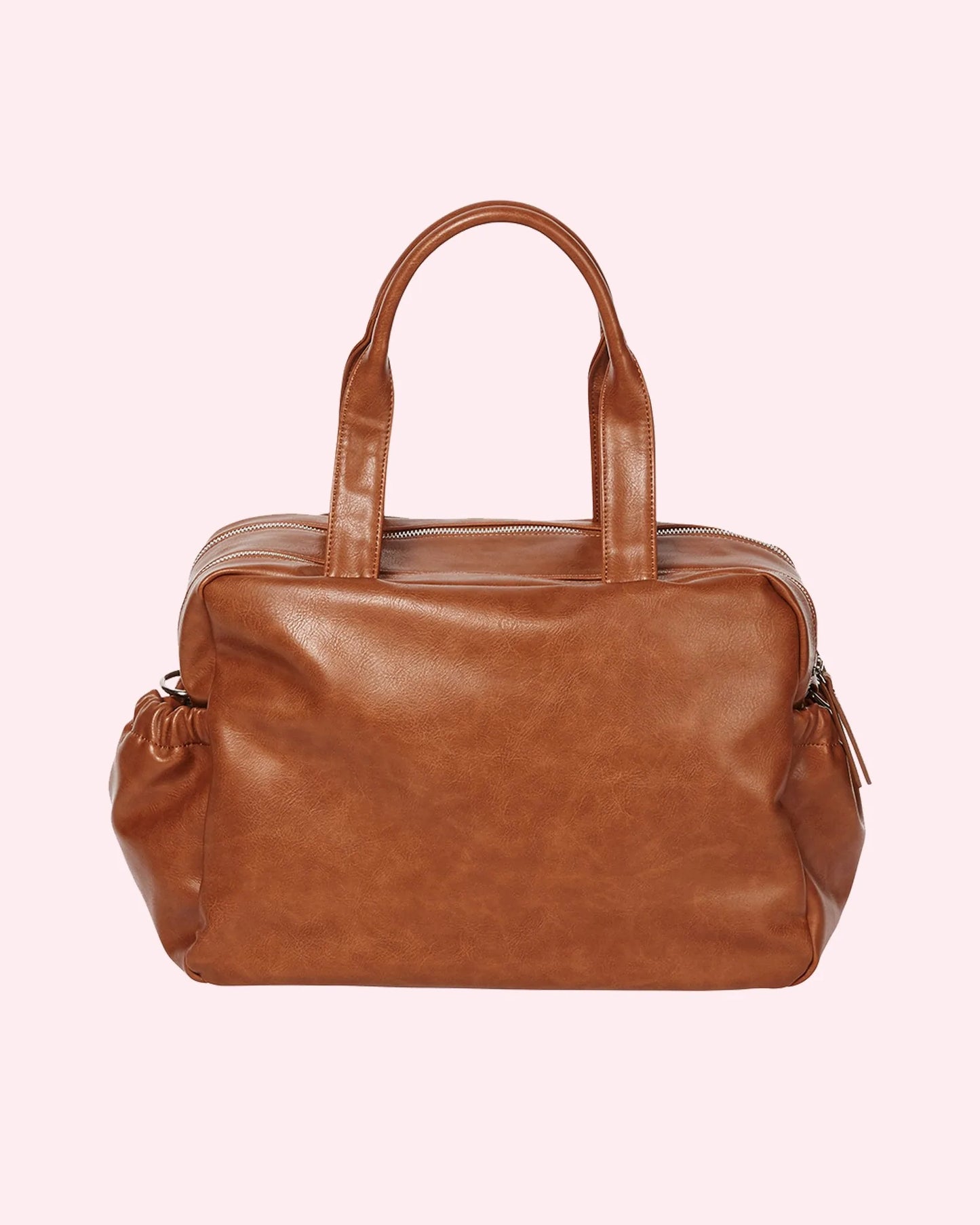 Carry All Tan Faux Leather