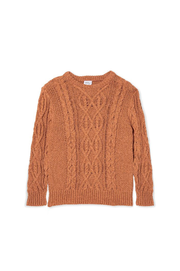 Cable Knit Rust