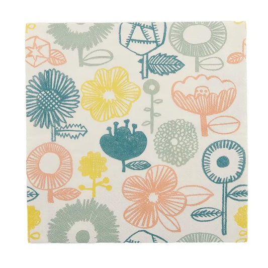 Napkin - Fable Flower 20pk