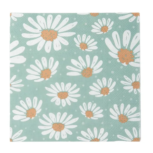 Napkin - Daisy Green 20pk