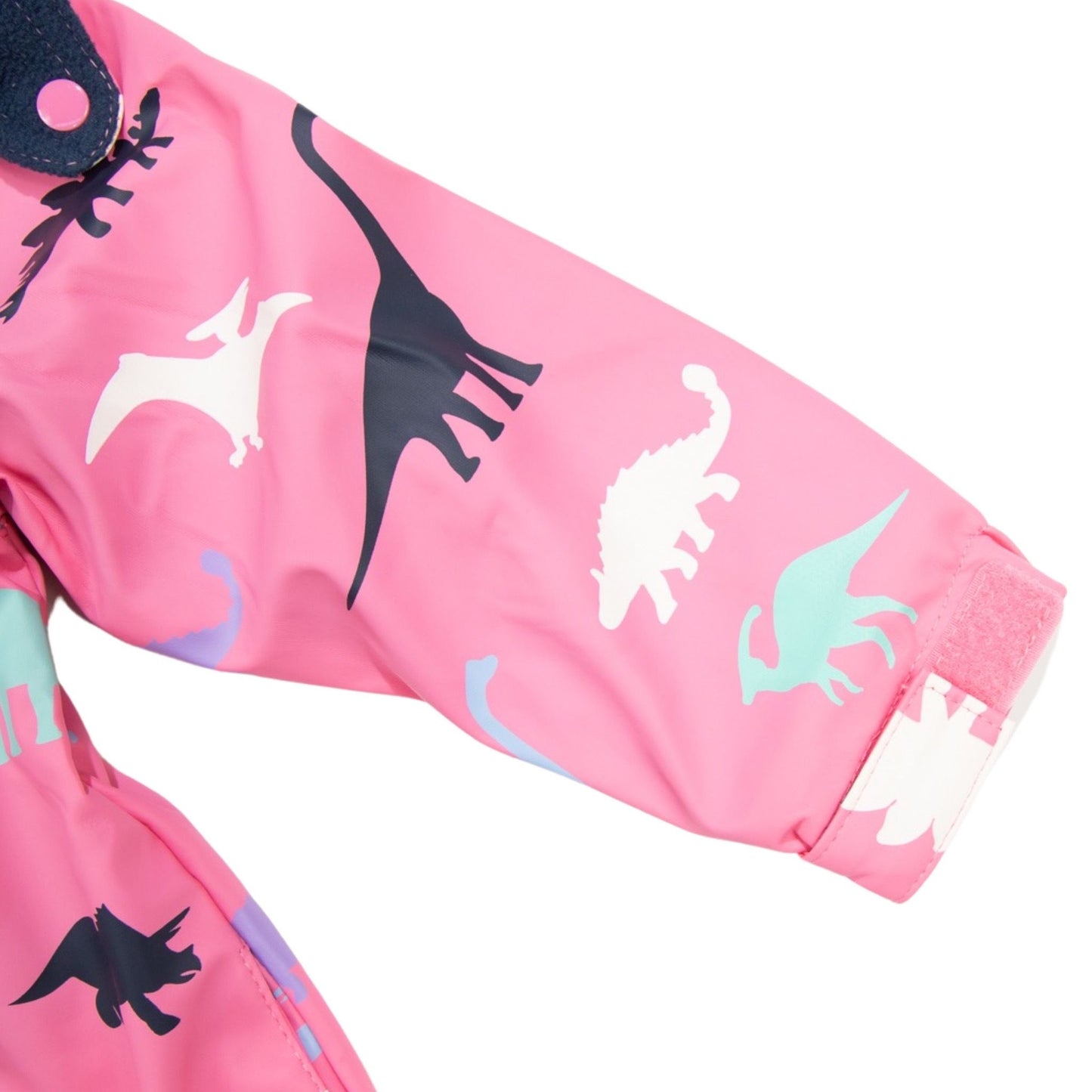 Dino Colour Changing Raincoat Hot Pink