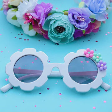 Sunglasses White Flower