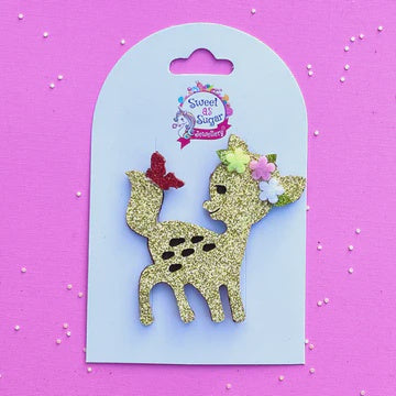 Xmas Deer Hair Clip