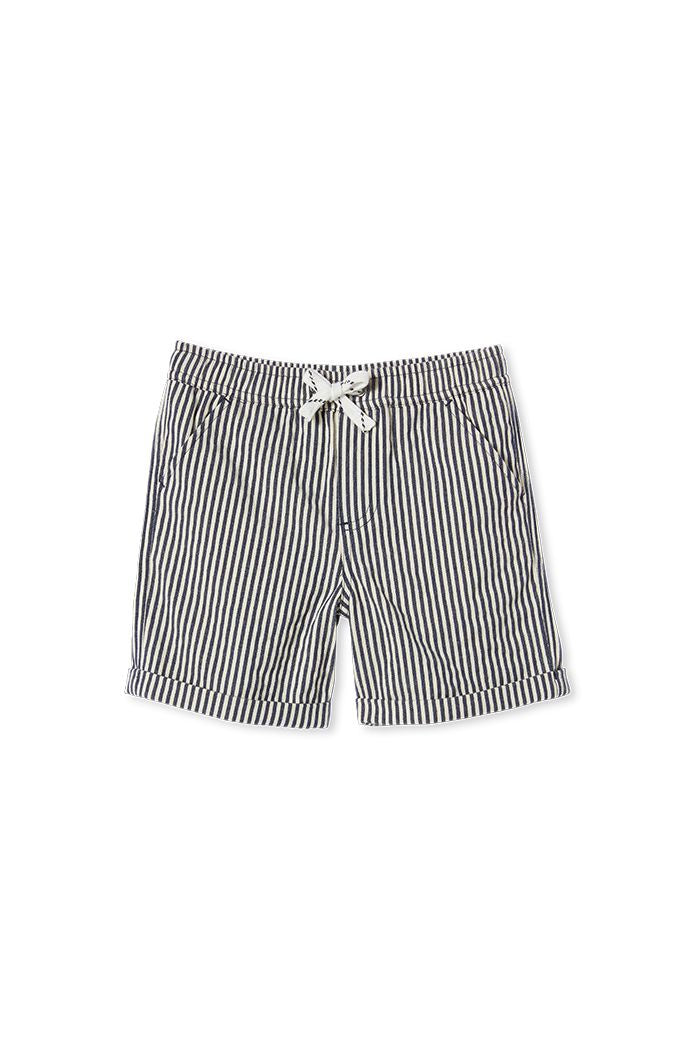 Boys Stripe Short Blue/Natural