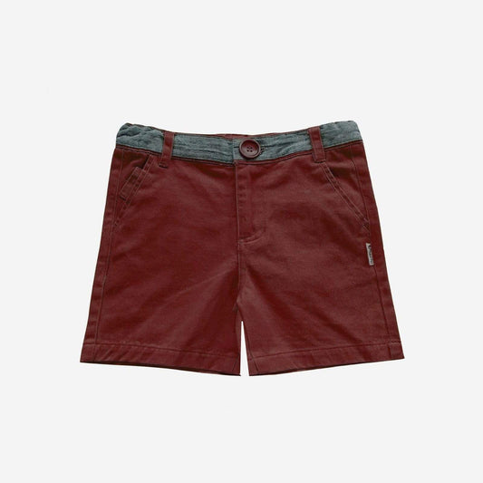 Boys Oscar Short Burnt Red