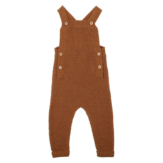 Chestnut Knit Overall