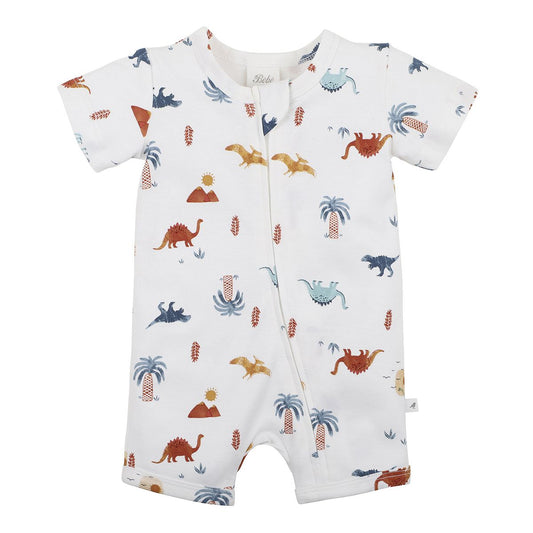 Dino Organic SS Romper